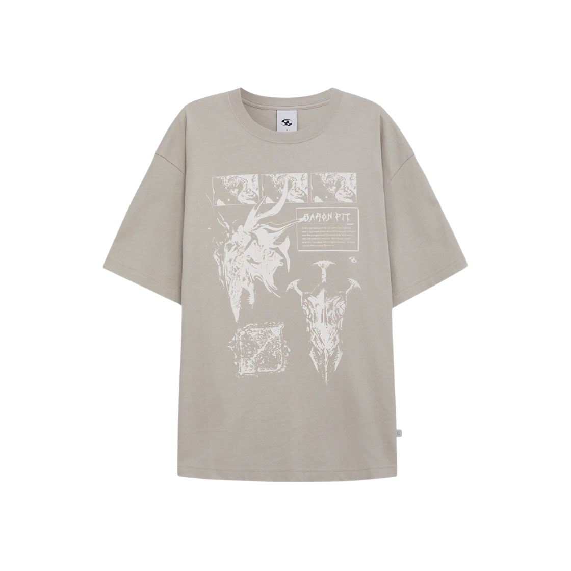 [SAN SAN GEAR] / ☆ 24FW BARON PIT T-SHIRT / WHITE 산산기어 x 롤 바론 핏 티셔츠 화이트 | Sansan Gear | KREAM
