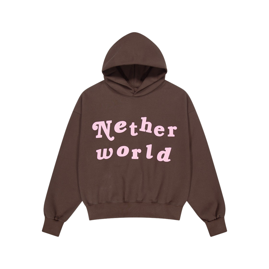네더월드 슬로우 홀스 후디 브라운 핑크(Netherworld Slow Horses Hoodie Brown Pink)