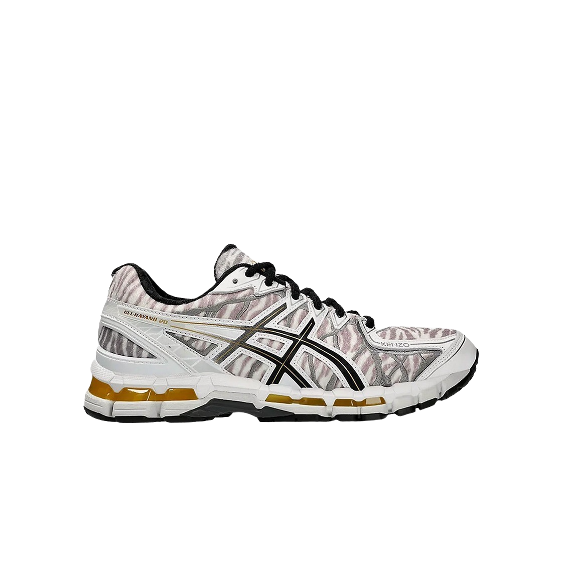KM4BSOBKZ02WT Kenzo x Asics Low Top Sneakers Tiger Graphic Off White