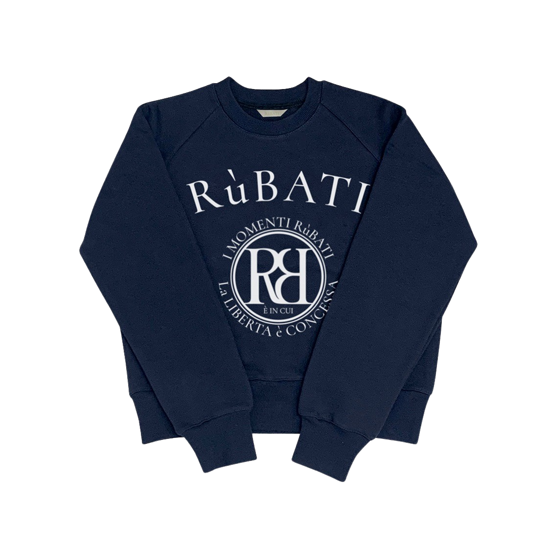 23SS1STSWEATSHIRT01 Rubati Arc Logo Sweatshirt Navy
