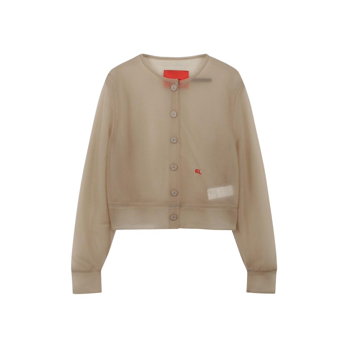 KW4BOTBEL23BG Eckhaus Latta Women Sculpt Jacket Champagne
