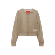 Eckhaus Latta Women Sculpt Jacket Champagne