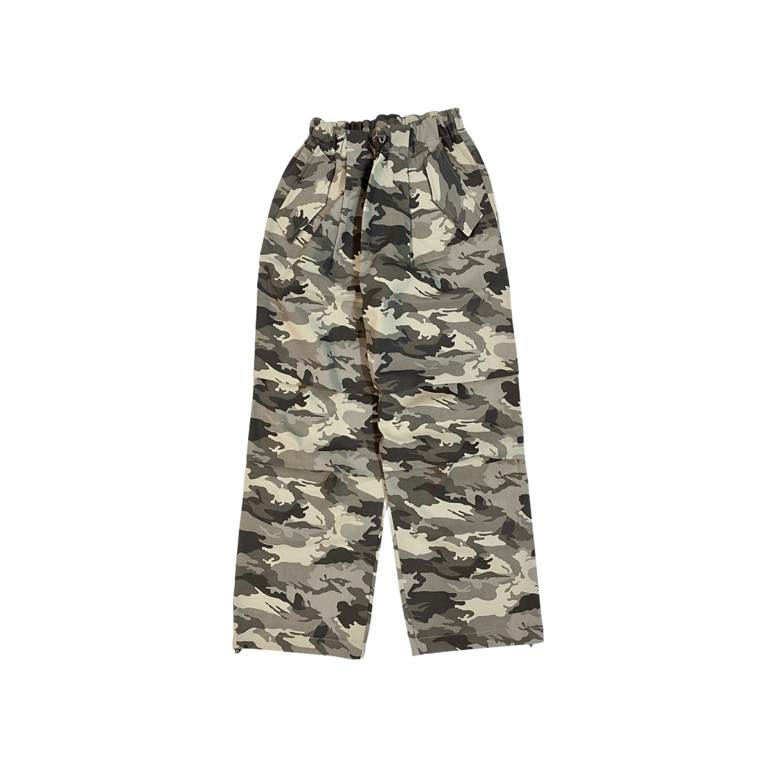 Cotton Parachute Pants Gray Camouflage Youngoh Cotton Parachute Pants Gray Camouflage