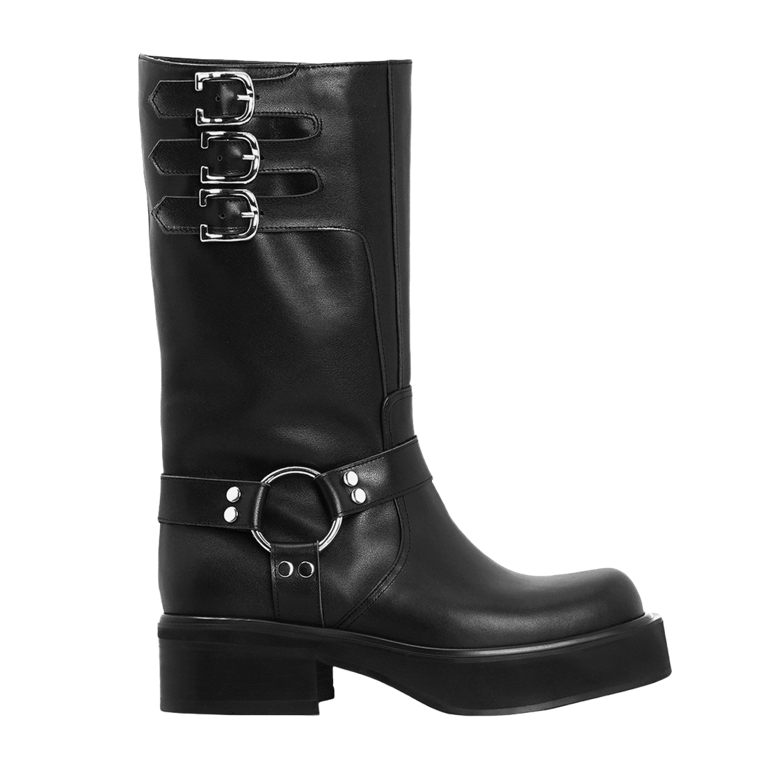 620 Roughneck 620 Sadie Biker Boots Black