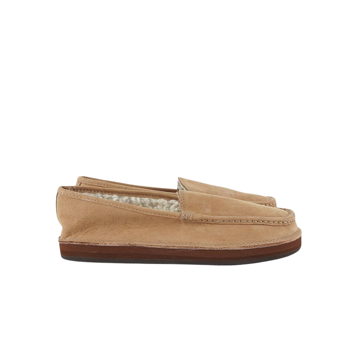 R09 Rainbow Sandals Classic Fleece Loafer Sierra Brown - 대표 이미지 #1
