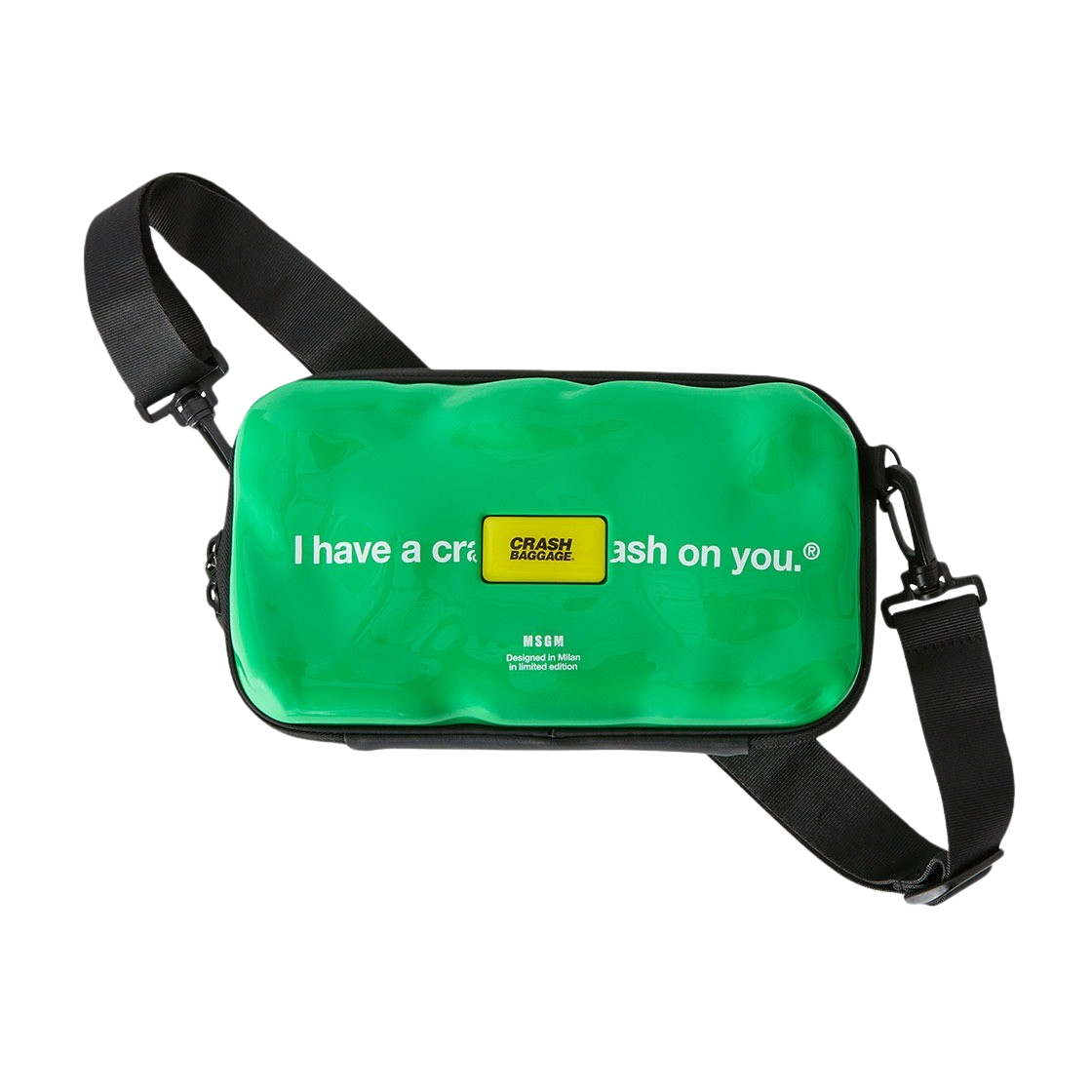 CBG-2SAC403-35 CRASH BAGGAGE x MSGM Mini Icon Green - 대표 이미지 #1