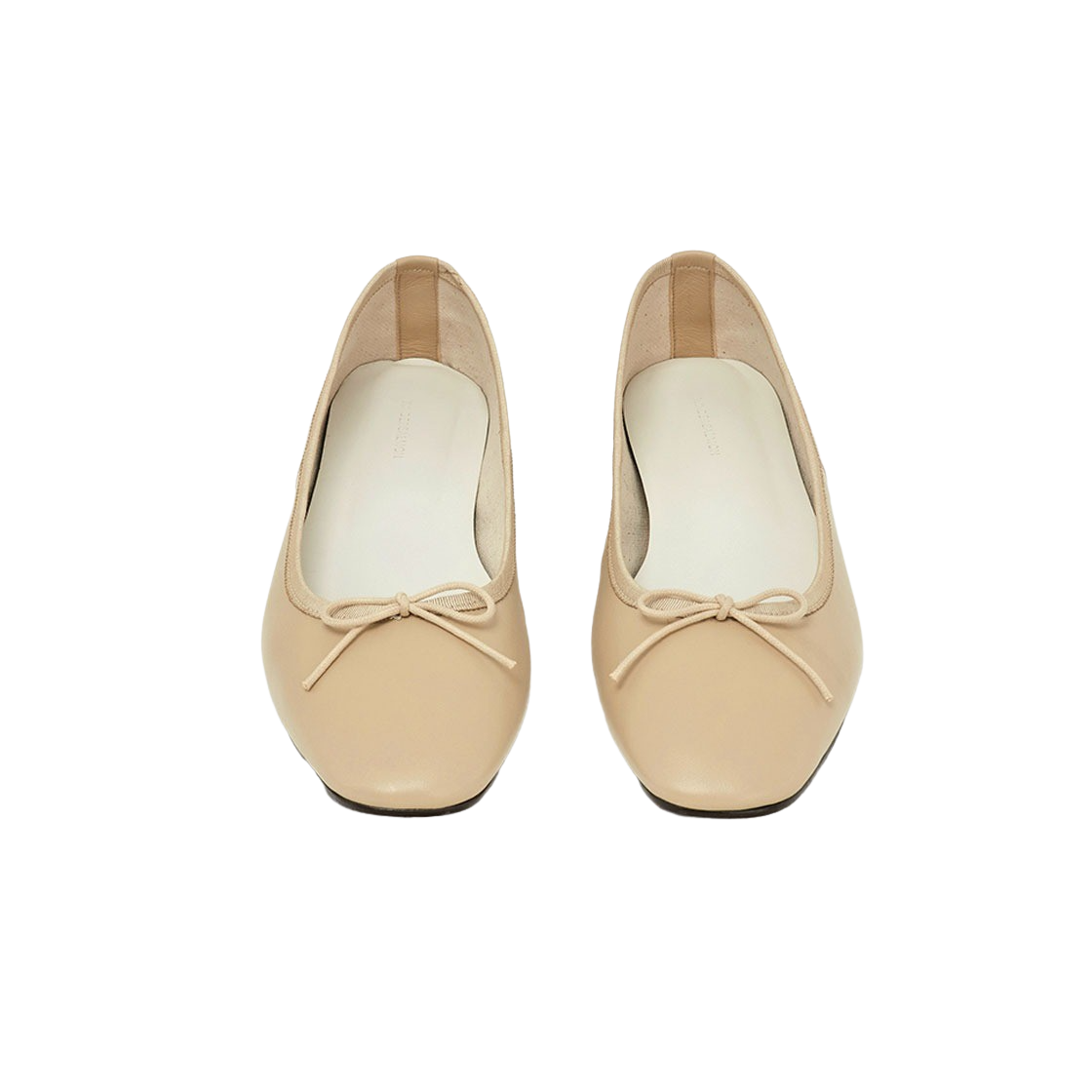 P0000EBN Kindersalmon Women Marais Ribbon Leather Flat Beige