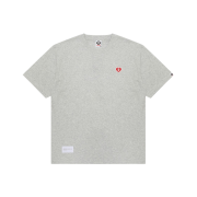 AAPE Now Heart Tee Heather White