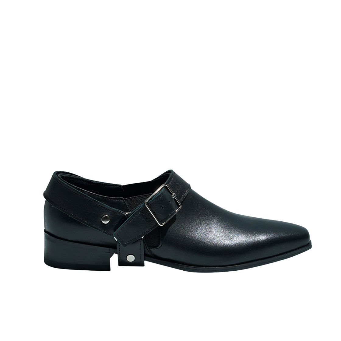 유지 매니쉬 로퍼 2cm 카우스킨 블랙 유니섹스(YUJI Manish Loofer 2Cm Cowskin Black Unisex)