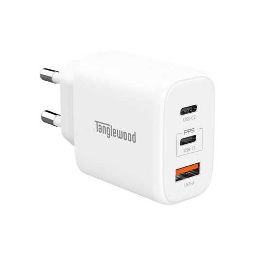 TW-CH65-2P1QWH TANGLEWOOD 65W GaN Multi Quick Charger White