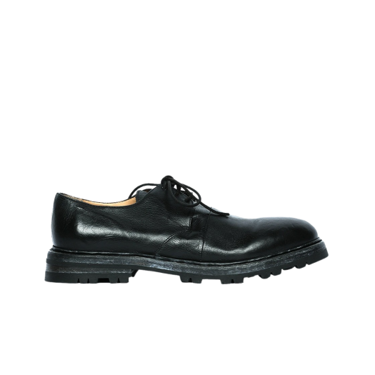KM4BSODZC13BK Ziggy Chen Basic Derby Shoes Black