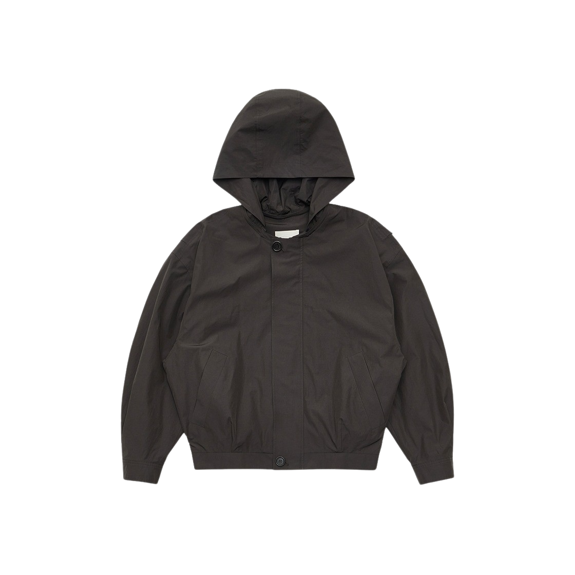 아모멘토 코튼 나일론 볼륨 점퍼 차콜