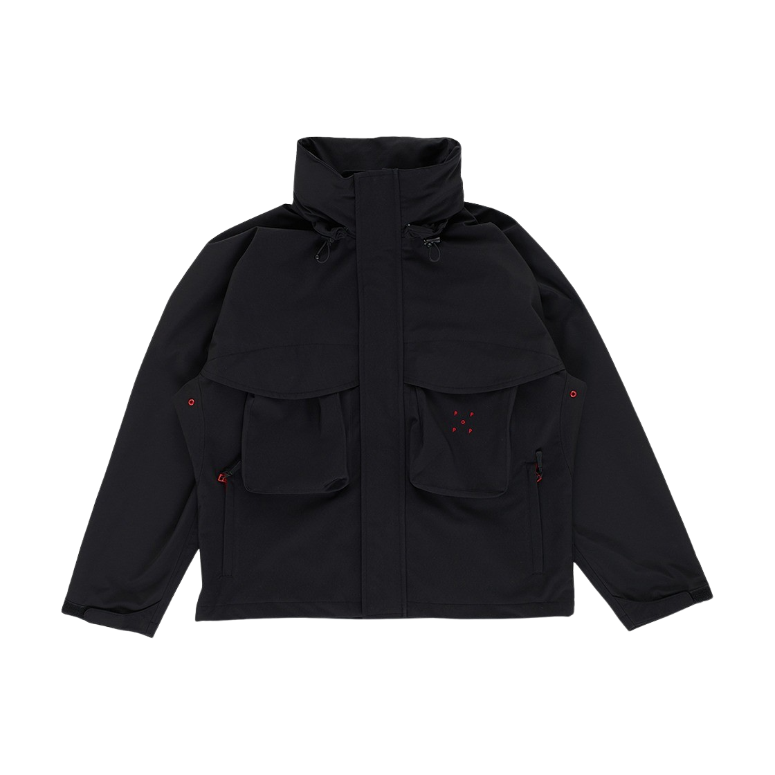 팝 트레이딩 컴퍼니 팝쉘 자켓 블랙 - 24FW(Pop Trading Company Popshell Jacket Black - 24FW)