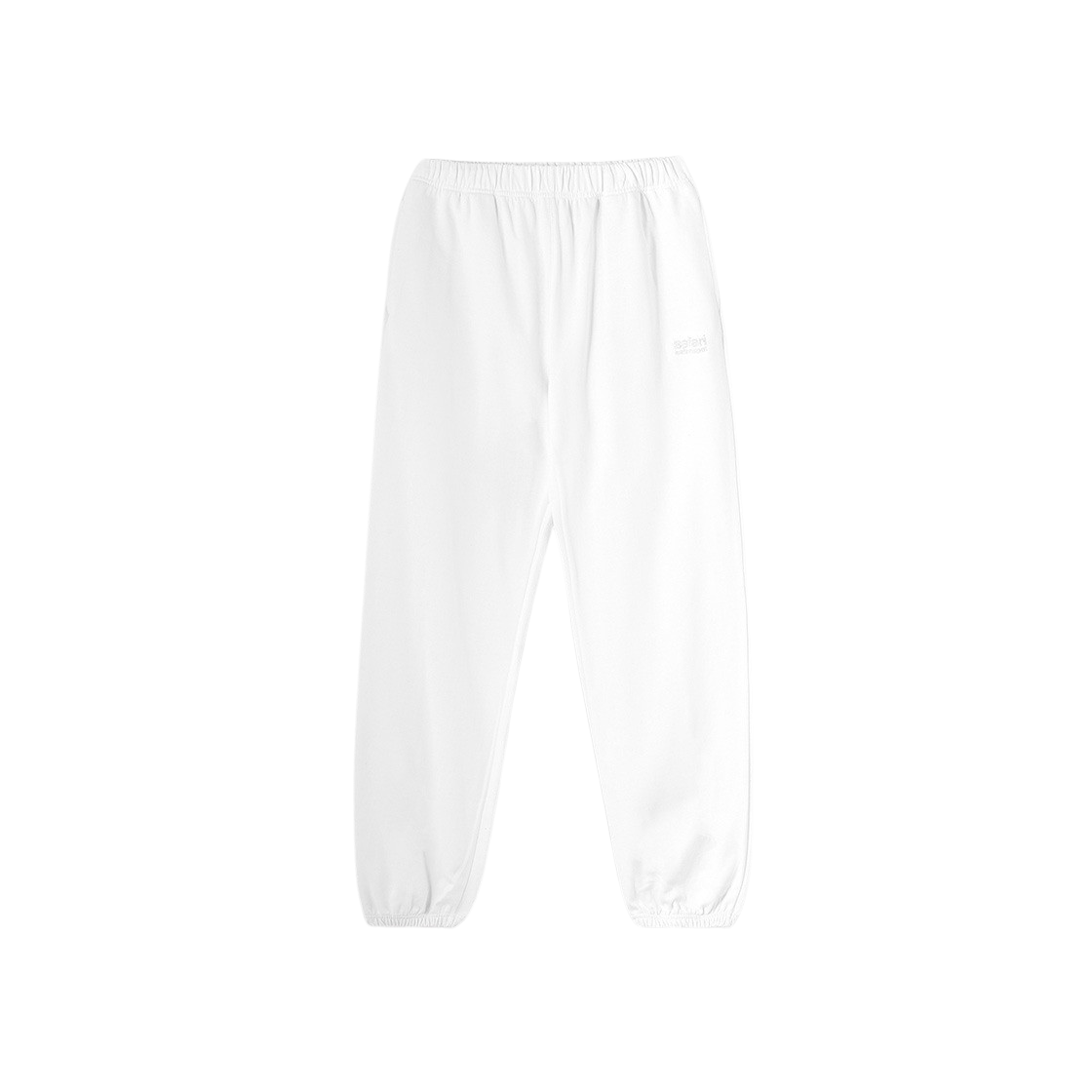 saf0054 Safarispot Basic Safari Light Sweat Pants White - 대표 이미지 #1