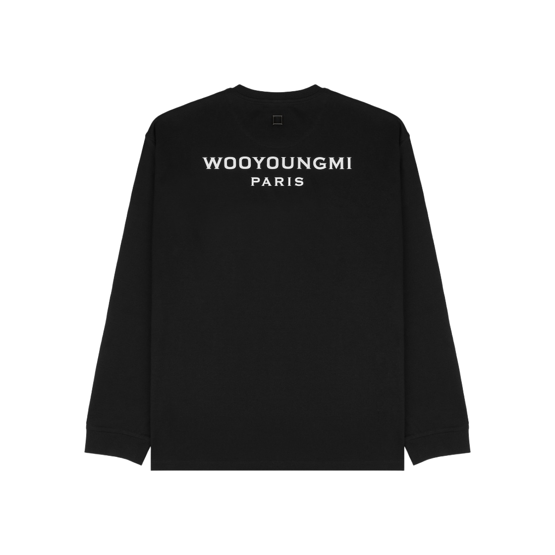 우영미 백로고 롱슬리브 티셔츠 화이트 - 24FW | Wooyoungmi | KREAM