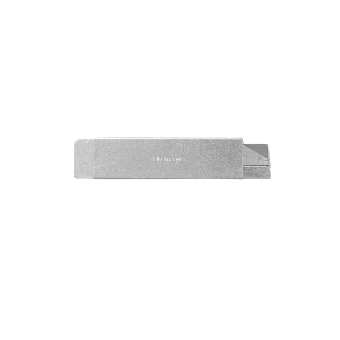 ML488SIV Millo Archive Campaign Logo Box Cutter Silver