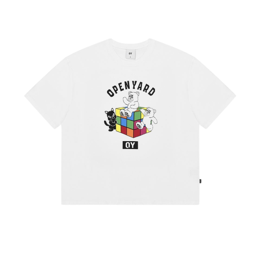 ★OY★CAMO STAR TEE - WHITE★正規品/韓国直送料込/人気 OY/オーワイ』 CAMO STAR TEE/カモスター半袖Tシャツ（Tシャツ