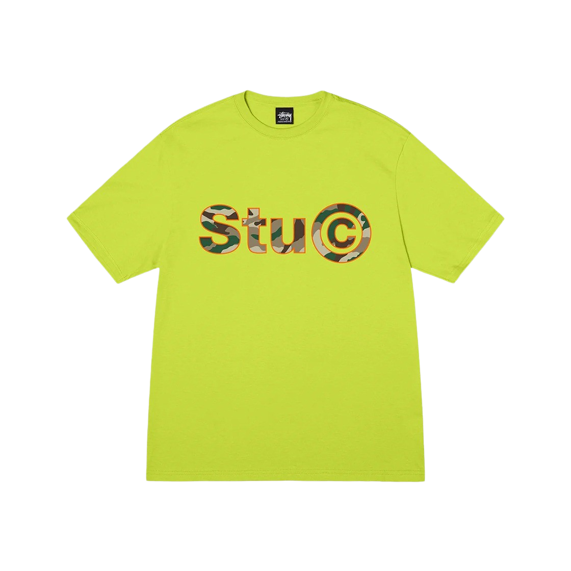 KM4ATSSST225GN Stussy Stu C. Camo T-Shirt Keylime