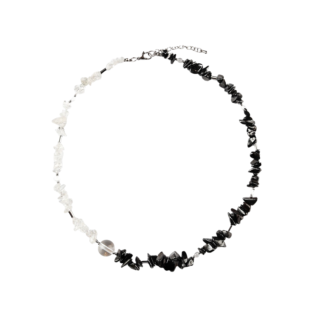 2024HSACC07 Rubati Aube Hematite Crystal Necklace