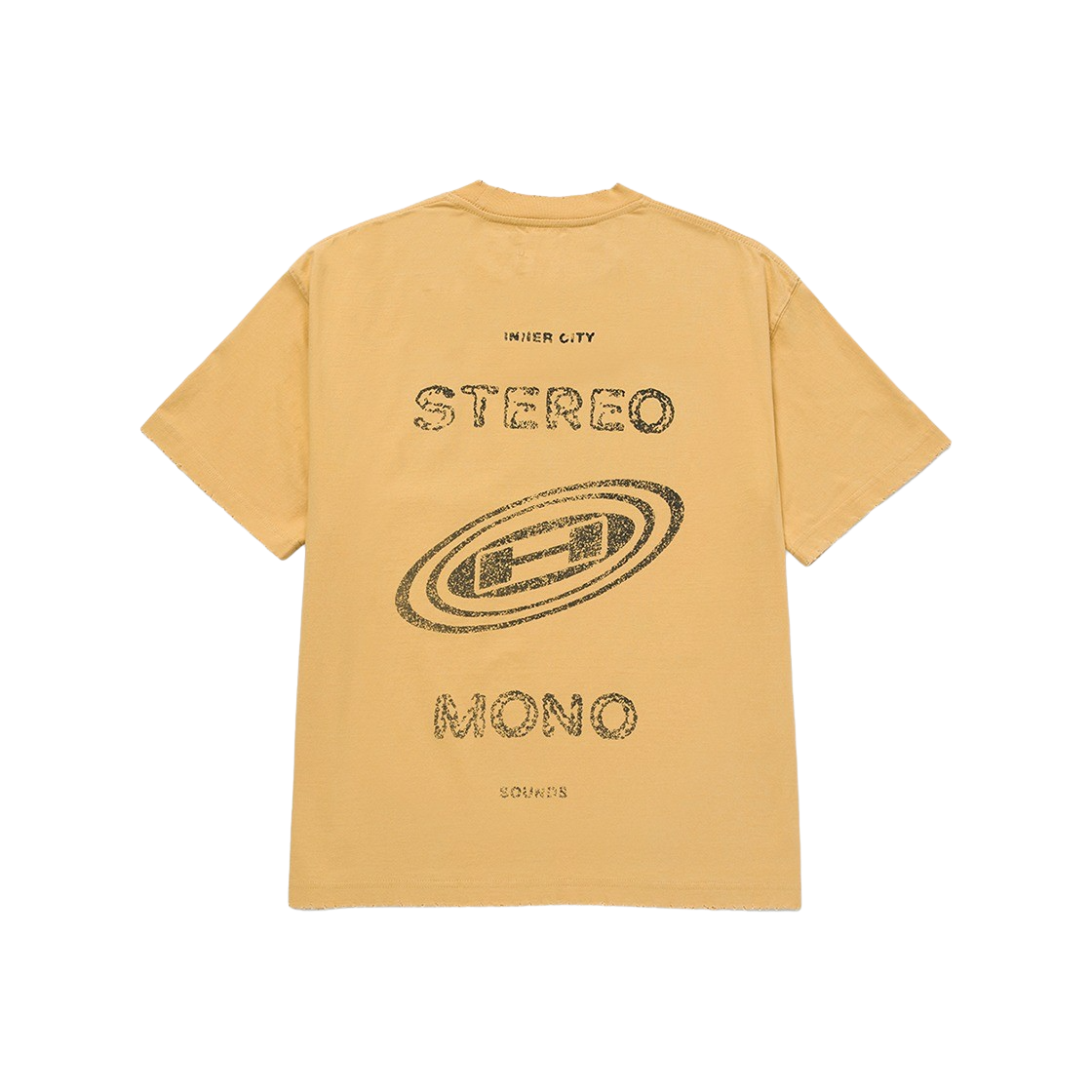 KM4DTSSHG02YL Honor The Gift Stereo Mono Tee Yellow - 24FW