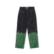 Thevinylhouse Dyed Cotton Pants Black