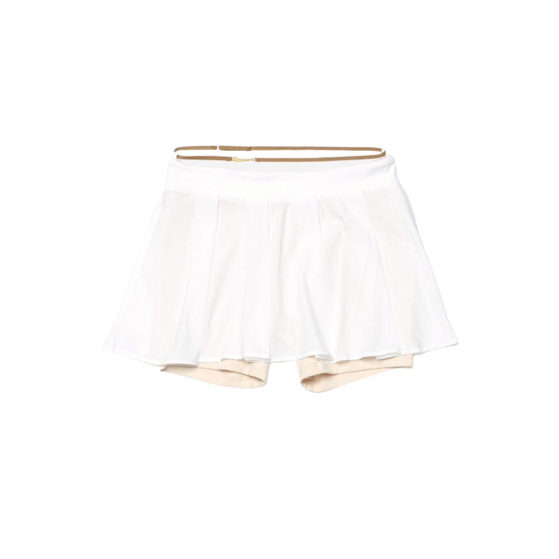 DN3235-100 (W) Nike x Jacquemus NRG Pleated Mini Skirt White - US/EU - 대표 이미지 #1
