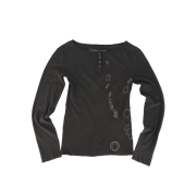 Odlyworkshop Stitch Henley Tee, Collapse