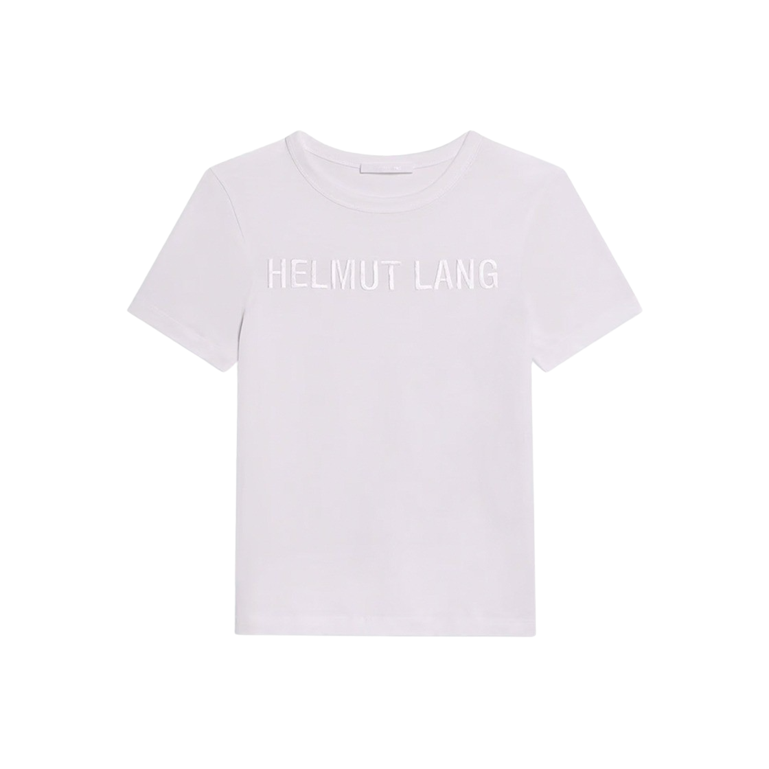헬무트 랭 우먼 슬림 로고 티 화이트 - 24FW(Helmut Lang Women Slim Logo Tee White - 24FW)