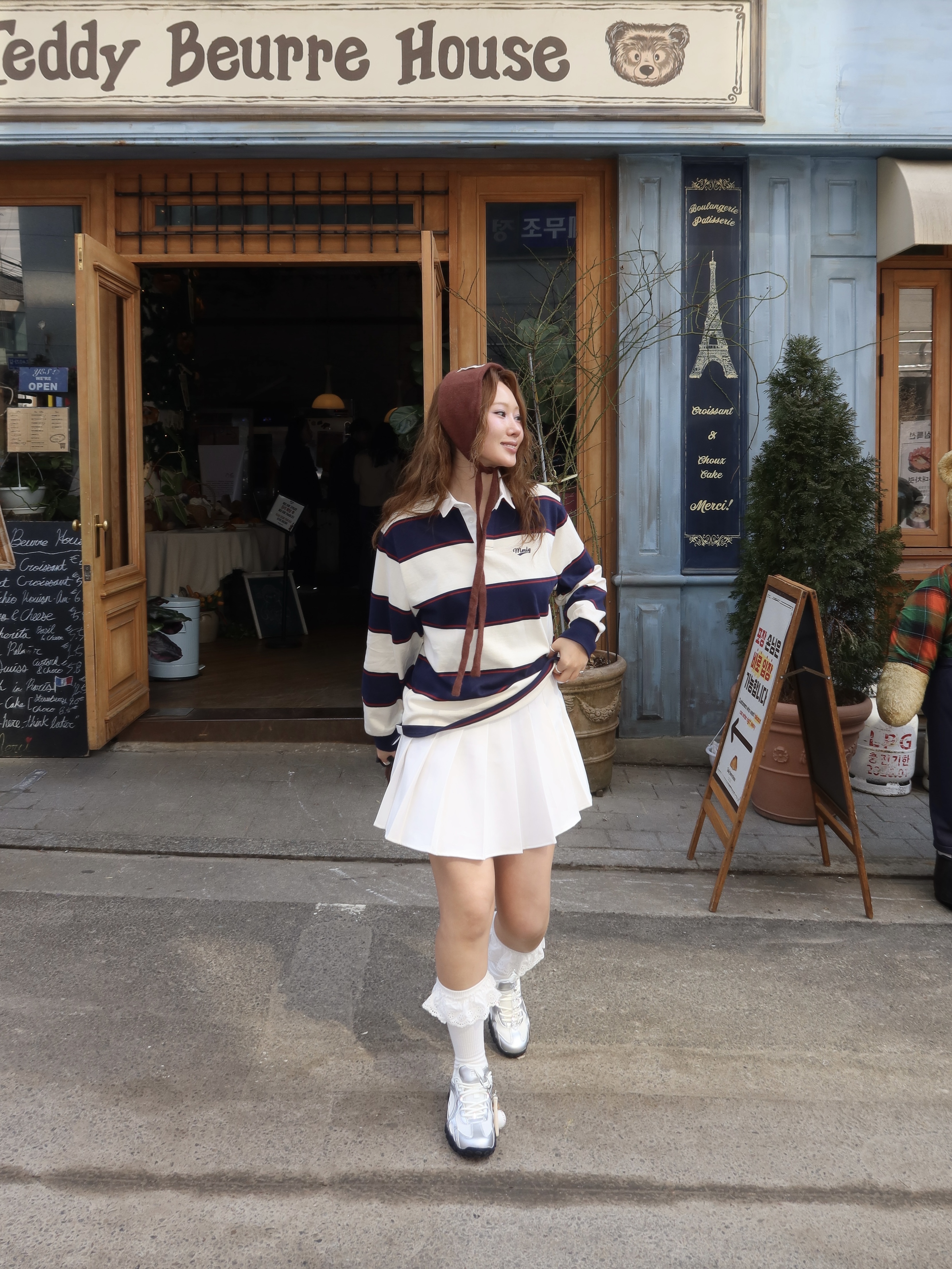 [6% 적립] FILA Echappe Ms Silvermoon 착용 스타일 - 1