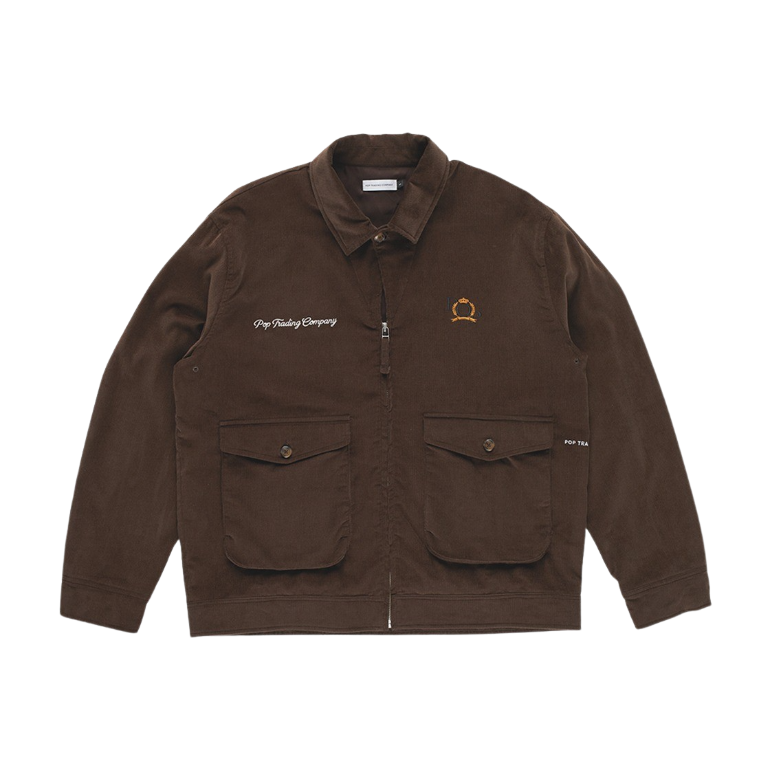 팝 트레이딩 컴퍼니 풀 집 자켓 델리시오소 - 24FW(Pop Trading Company Full Zip Jacket Delicioso - 24FW)