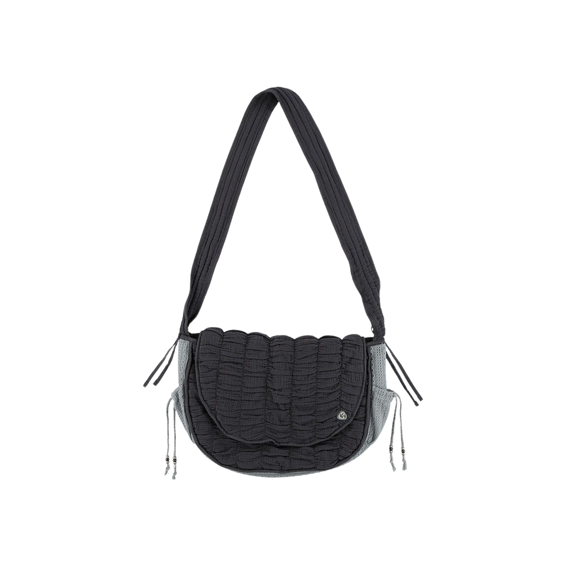 【韓国 COYSEIO】QUILTED CROSS BAG MUSINSA | COYSEIO QUILTED CROSS BAG CHARCOAL