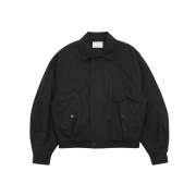 Amomento Cotton Nylon Padded Jumper Black - 24FW