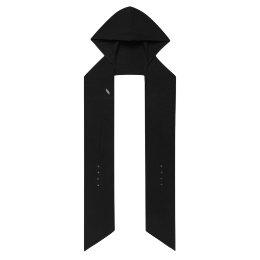 FWSWCTH306M Opening Project W 2Way Hoodie Scarf Black