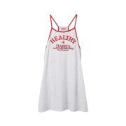 Menasoo Summer Basic Terry Strap Onepiece Ash Gray