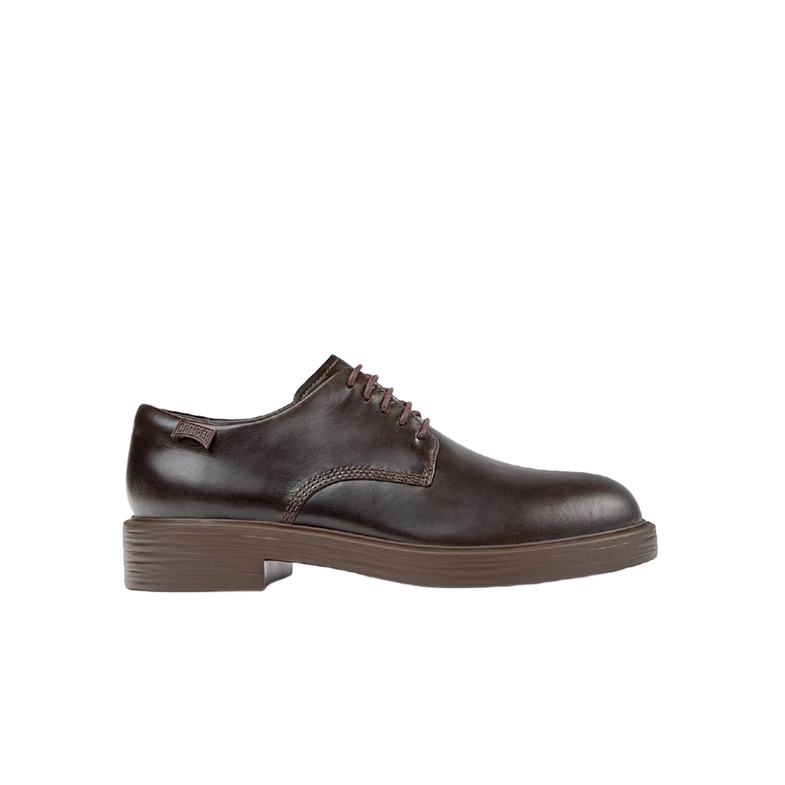 K100979-002 Camper Men Dean Leather Dark Brown - 대표 이미지 #1