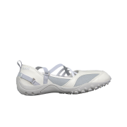 OJOS Strap Embossed Toe Shoes Ivory