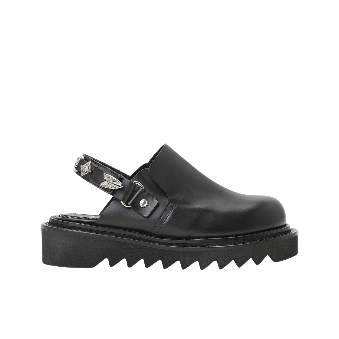 토가 풀라 우먼 AJ1239 레더 블랙(Toga Pulla Women AJ1239 Leather Black)