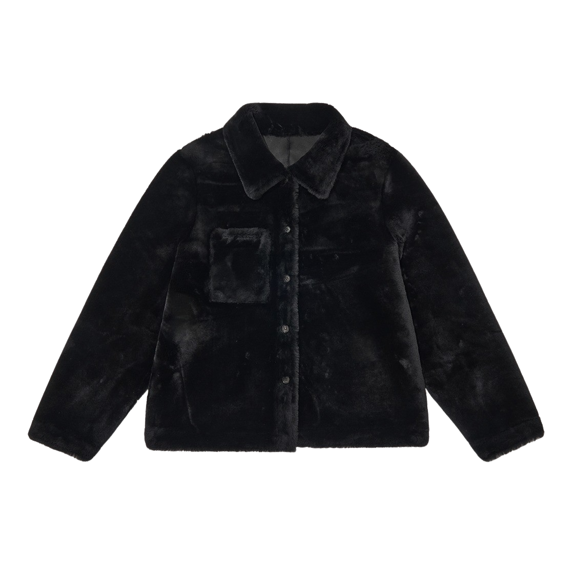 바이랑 리버시블 시어링 자켓 블랙(BY RANG Reversible Shearling Jacket Black)