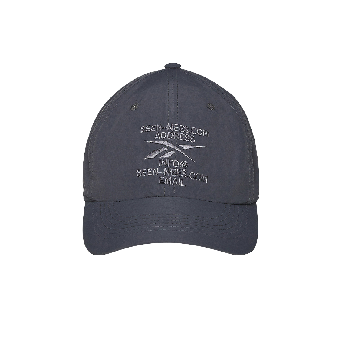 씬 x 리복 컨택 로고 캡 그레이(SEEN x Reebok Contact Logo Cap Grey)
