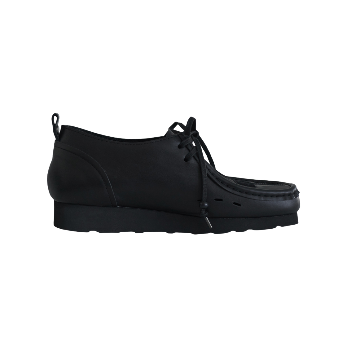 [프리오더] 폴리테루 왈라비 슈즈 스타 레더 블랙([프리오더] Polyteru Wallabee Shoes Star Leather Black)