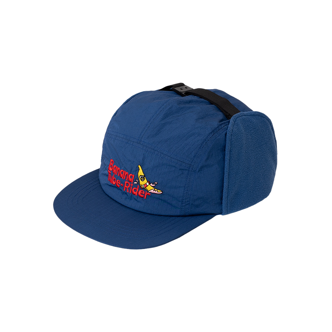 24FW3RD014 Bigwave Collective Banana Tube Rider Earflap Hat Blue