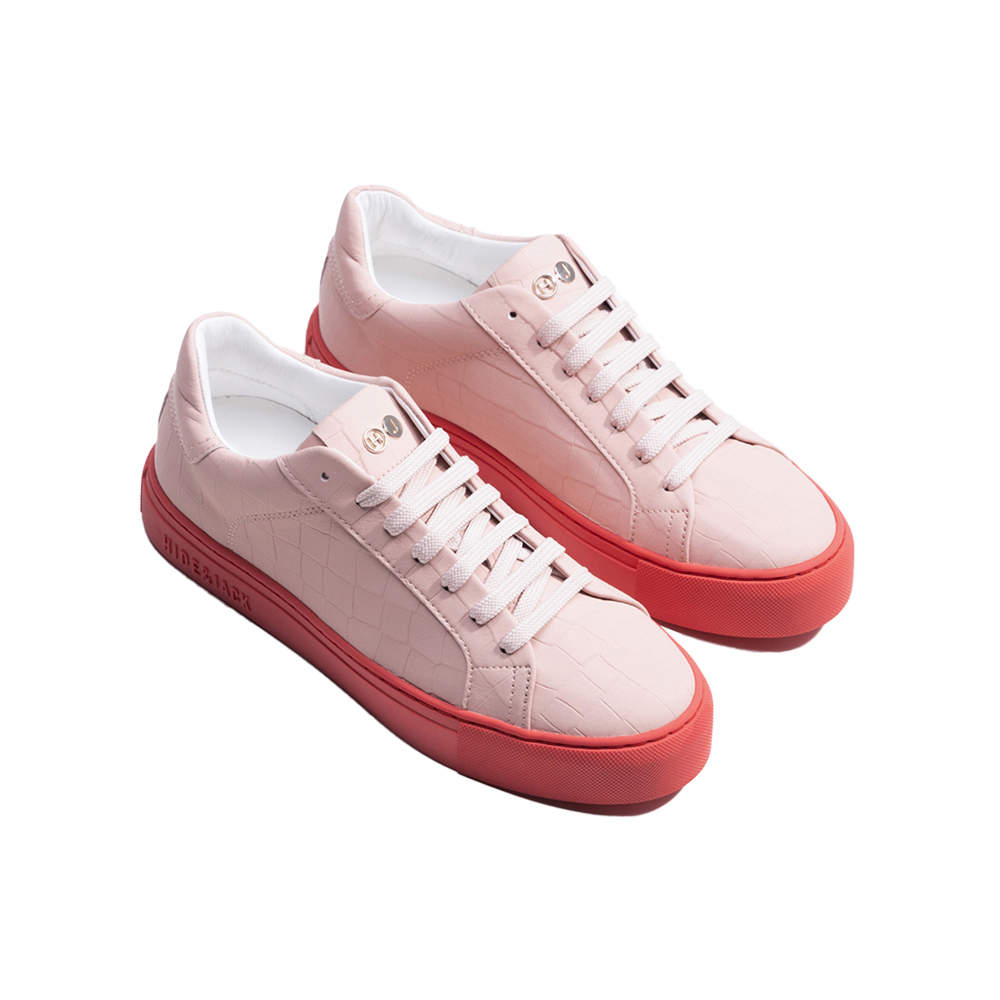하이드앤잭 에센스 크로코 여성 스니커즈 핑크(Hide&Jack Essence Croco Line Sneakers Pink) - 5
