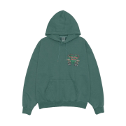 Thevinylhouse Heart Earth Pigment Hoodie Green