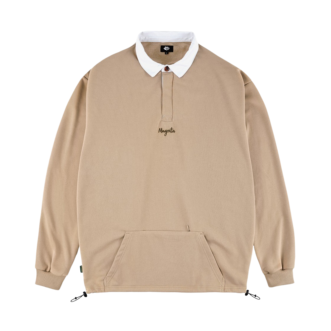 마젠타 스케이트보드 스매쉬 파우치 폴로 베이지