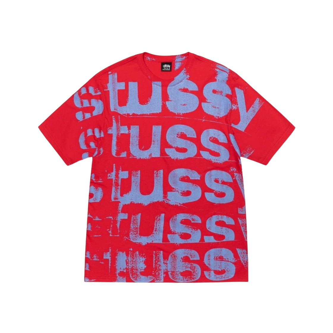KM4ATSSST240RD Stussy Stamp T-shirt Red