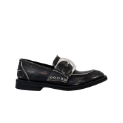 [6% 적립] NegativeThree Vintage Chunky Loafer Black Beige