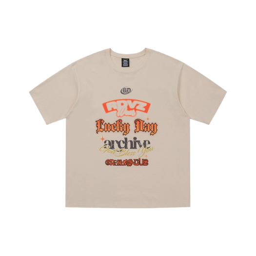 RD126600BE RDVZ Worthing Graphic T-Shirt Beige