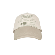 Aeae Web Logo 5 Pannel Ball Cap Khaki