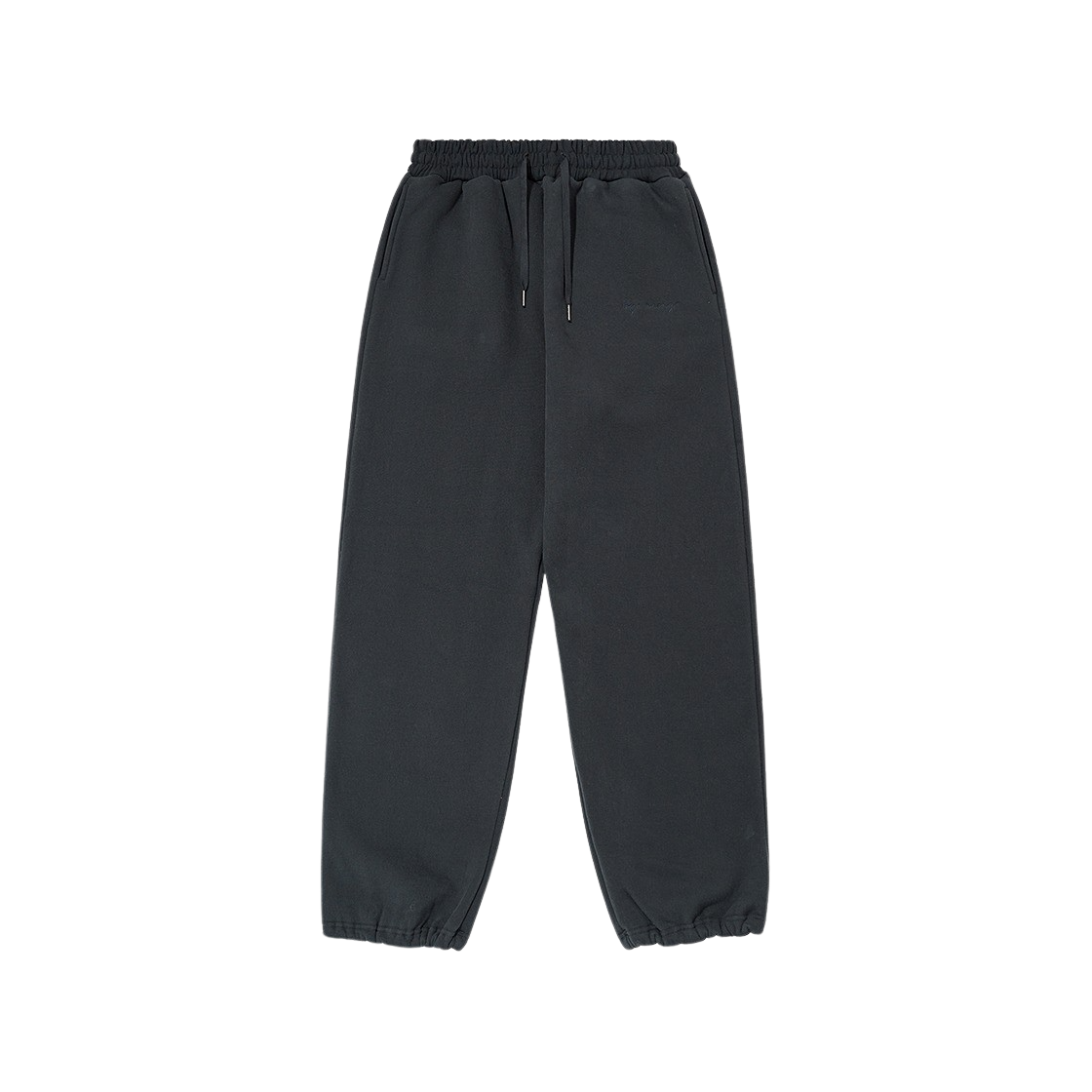 바이랑 소프트 코튼 저지 트랙 팬츠 다크 그레이