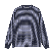 Millo Archive Layer Stripe Long Sleeve Blue